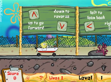 spongebob boat o cross game.